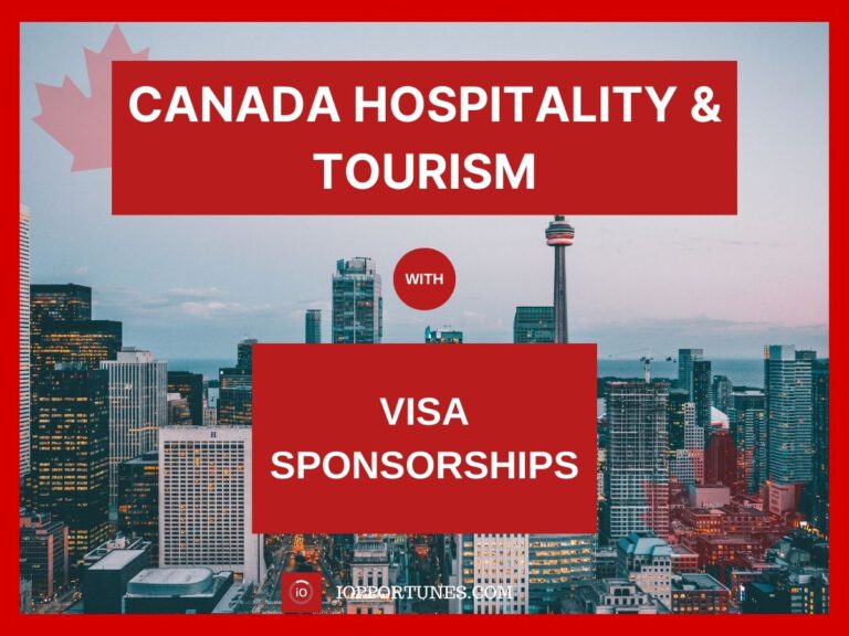 Unskilled Jobs In Canada With Visa Sponsorships 2024 APPLY NOW   Canada Hospitality And Tourism Jobs 768x576 